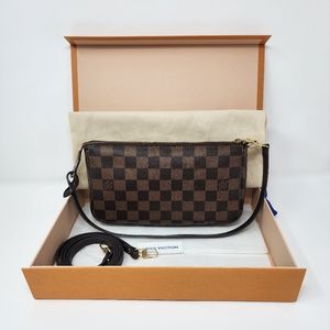Authentic Louis Vuitton Pochette Accessories Damier Ebene NM
